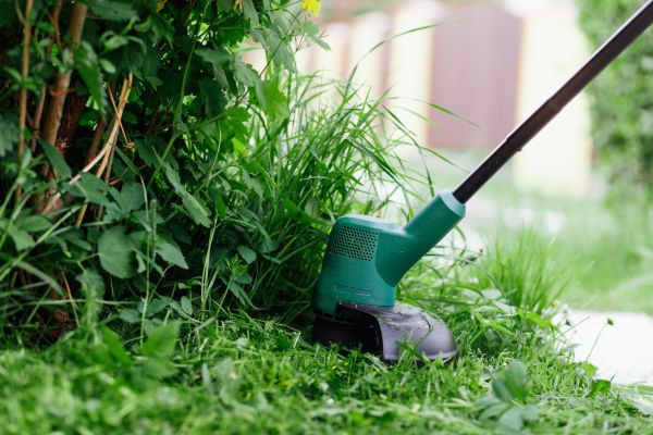 Weed Whacking in Gig Harbor